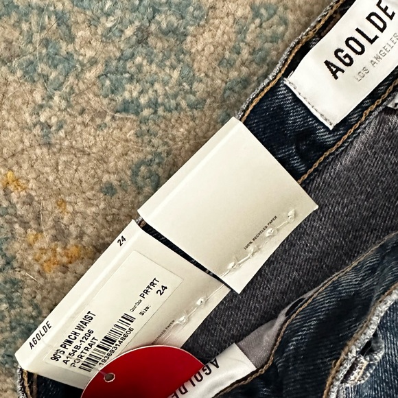 New without tags - Agolde 90’s Pinch Waist High Rise size 24 - Picture 3 of 10